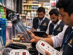 Traders fined Rs. 240,000 over uncertified plastic bottles, electrical extension cords