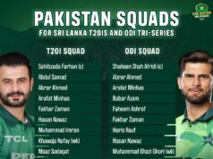 Pakistan announce T20I & ODI squad for Sri Lanka series